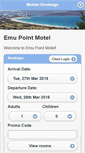 Mobile Screenshot of bookings.emupointmotel.com.au